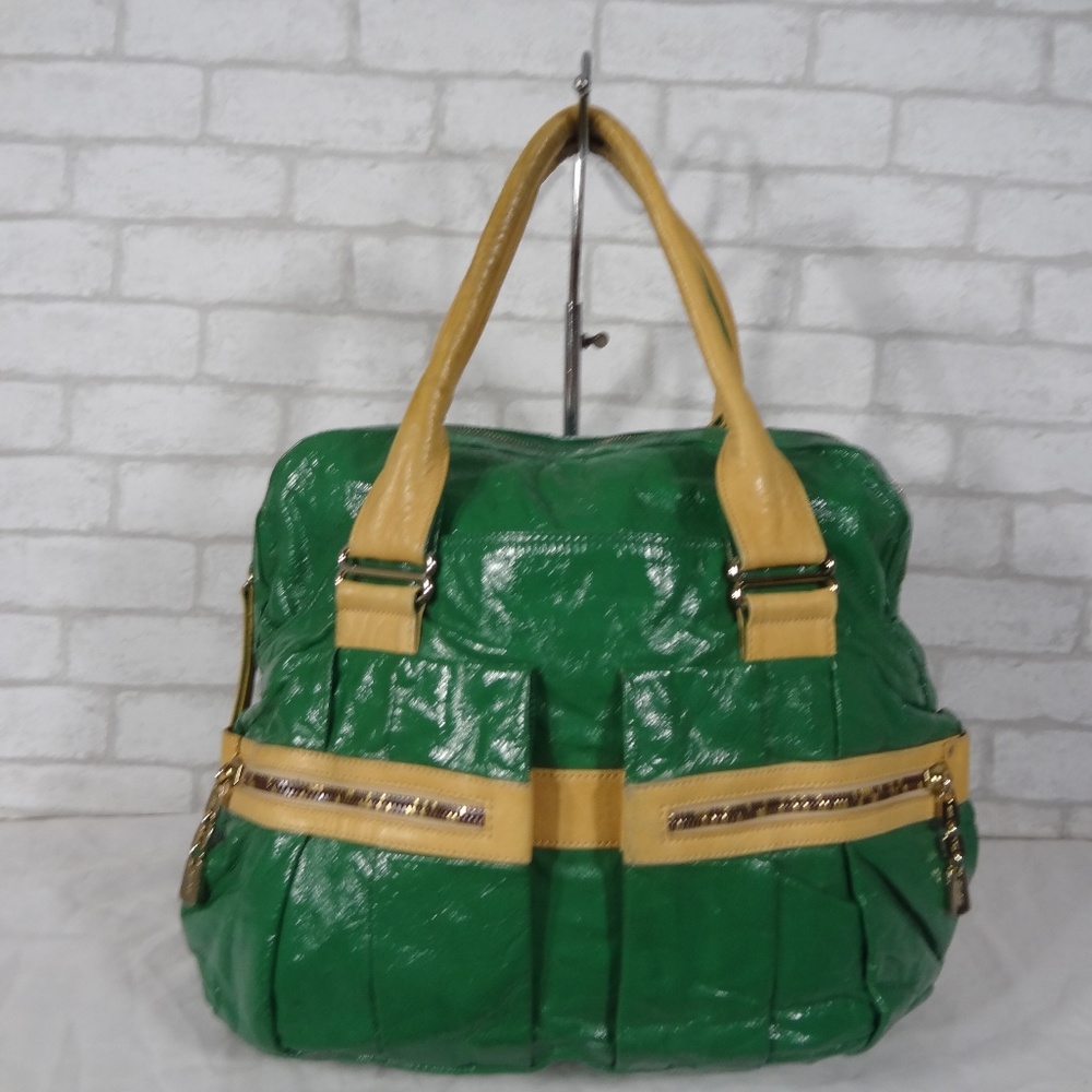 See by Chloe Green Leather Tote Handbag